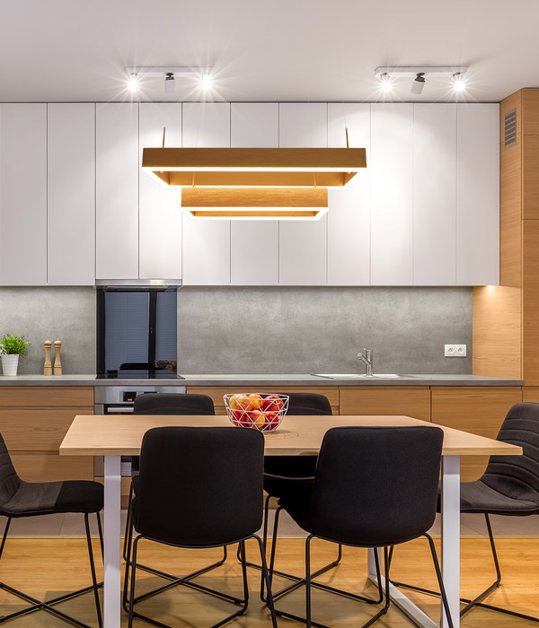 링클 2단 우드펜던트조명 LED식탁조명 인테리어식탁등