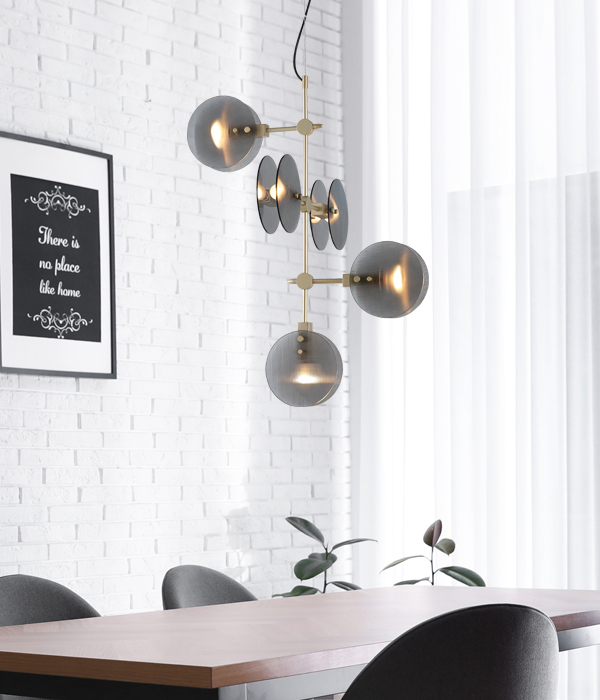 하리오 5등 인테리어 펜던트조명, 식탁전등, LED식탁등