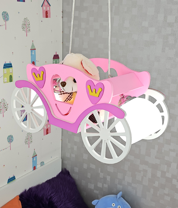 프린세스 2등 펜던트 (인형포함) 키즈등 어린이펜던트 아이방조명